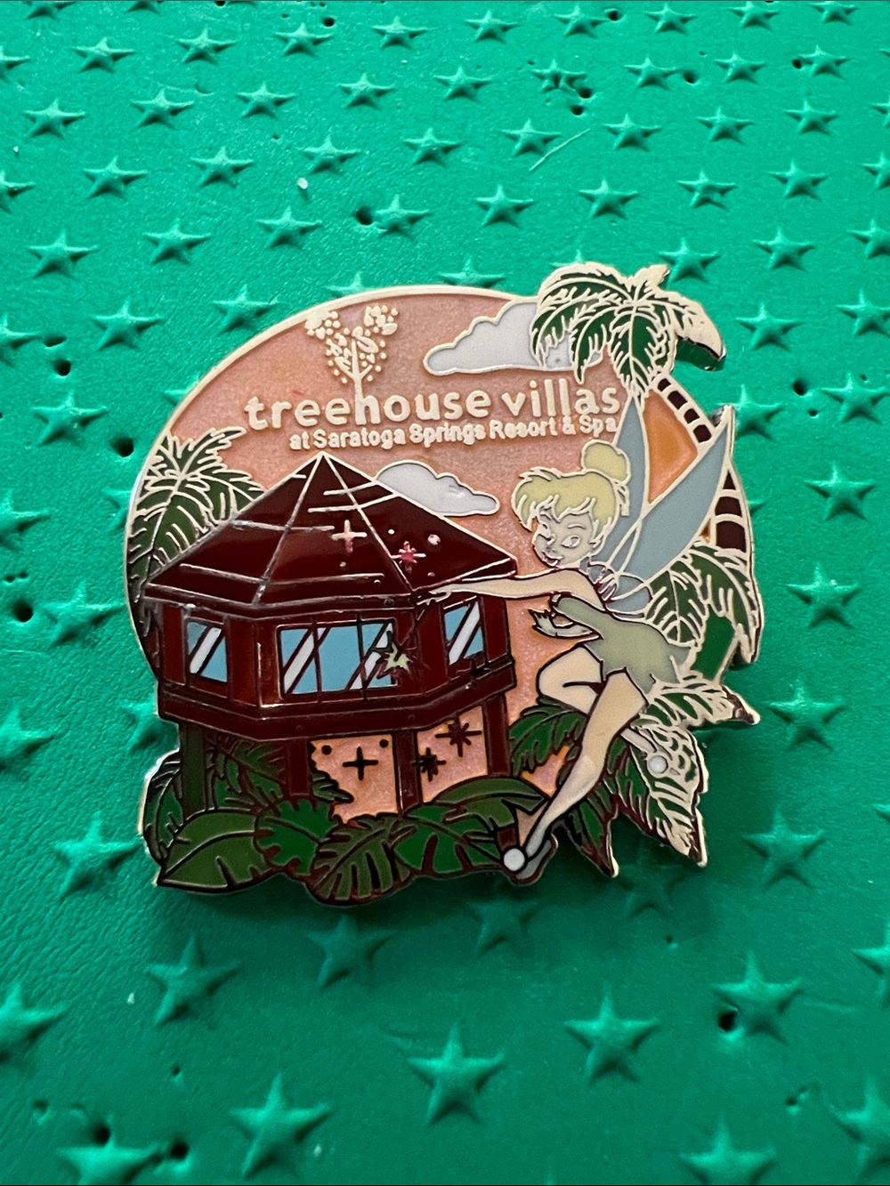 Disney Treehouse Villas Tinker Bell Saratoga Springs DVC Resort Pin